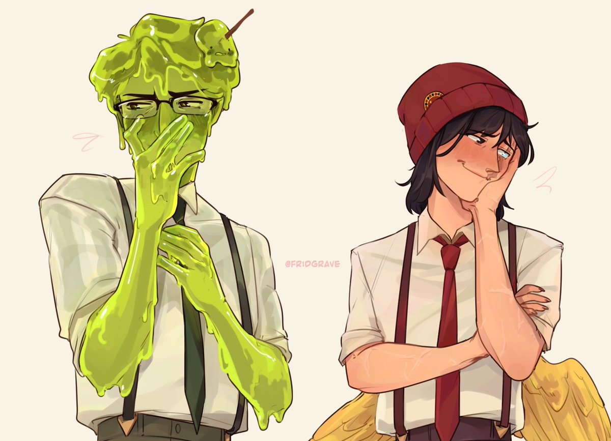 i love headcanon what charlie literally melts when he blushes too much