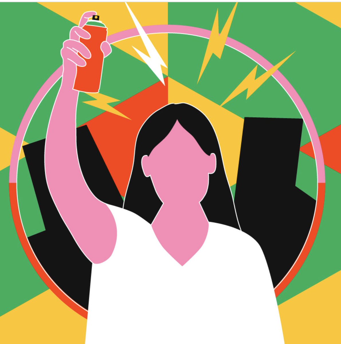DayanaChrist's tweet photo. "Aquí, el feminismo ocupa las calles a ritmo de petardos y el susurrante soplido que exhalan letra por letra las latas de spray".
Hoy quiero compartirles este reportaje cronicado en el que abordo algunas de las nuevas luchas de la juventud en Bolivia: 
👉 https://t.co/ItQIXdiFpW https://t.co/WMl4VvGIh8
