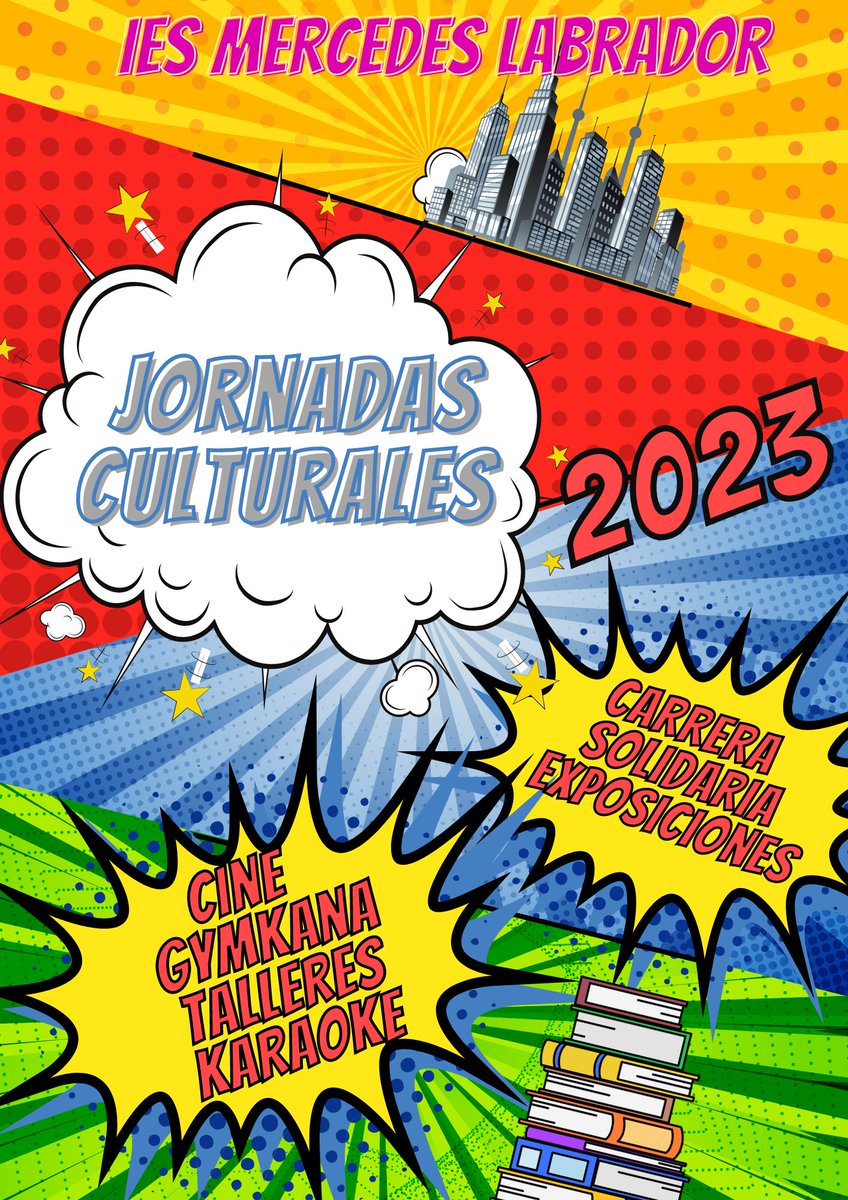 La próxima semana disfrutaremos de las #JornadasCulturales_ML23. Talleres, cine, karaoke, gymkanas, carrera solidaria… ¡Nos esperan muchas cositas buenas! <a href="/EducaAnd/">Consejería Desarrollo Educativo y FP</a> <a href="/fuengirolatv/">Fuengirola Televisión</a> <a href="/Malagaconvive/">Gabinete Convivencia e Igualdad</a> <a href="/ProInnoAnd/">Programas para la Innovación Educativa</a>