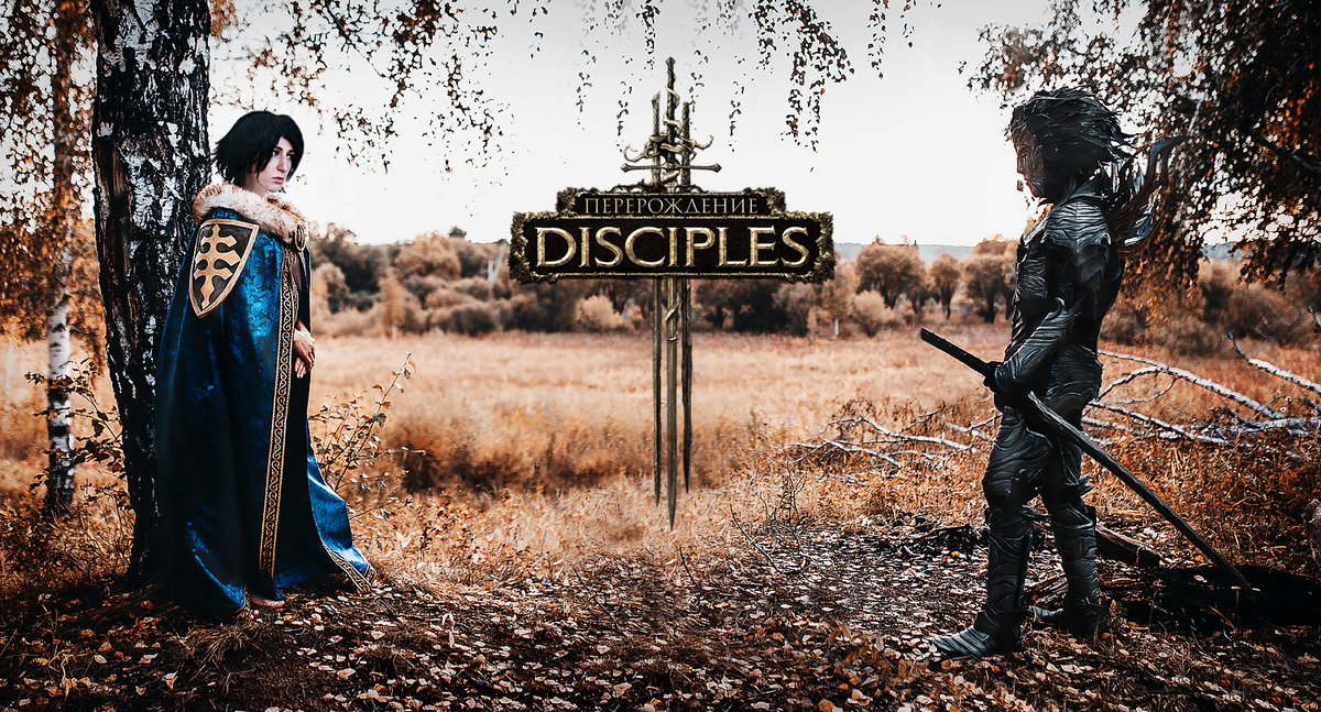 Howl_Hollow's tweet photo. Author: "Olesya Harinskaya" / "Aleksey"
Game: #Disciples
Character: #Inoel / #Haarhus
Nation: #Unknown <-> #Empire / #TheLegionsoftheDamned
Origin: #Human / #Demon https://t.co/7tgyZ3l1rl