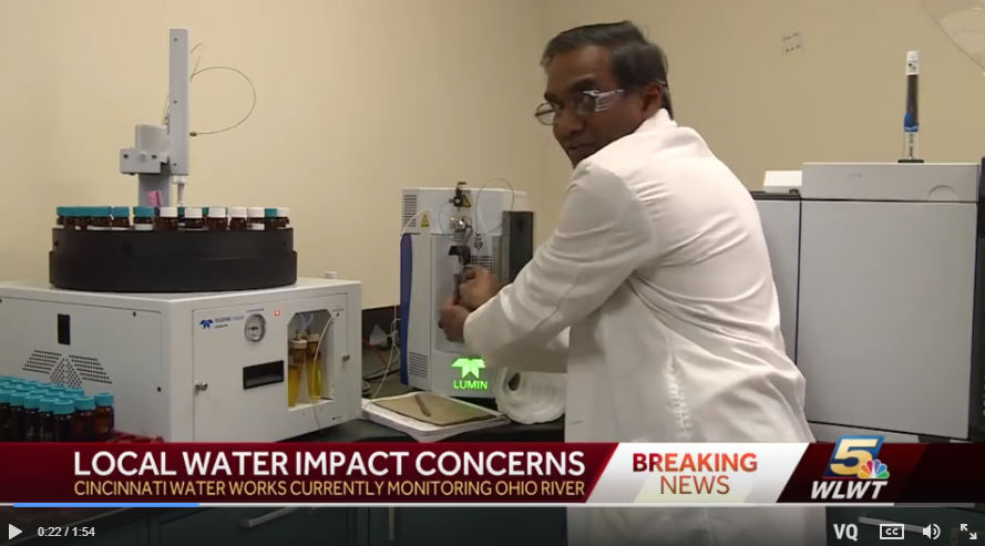TeledyneTekmar's tweet photo. Recent footage on WLWT5: Greater Cincinnati Water Works created a method for identifying levels of Butyl Acrylate with US EPA 524.3 drinking water method for the East Palestine, OH train derailment with the Lumin Purge and Trap Concentrator and Autosampler https://t.co/RDHk9xIX9r https://t.co/qZNcSWlrFN