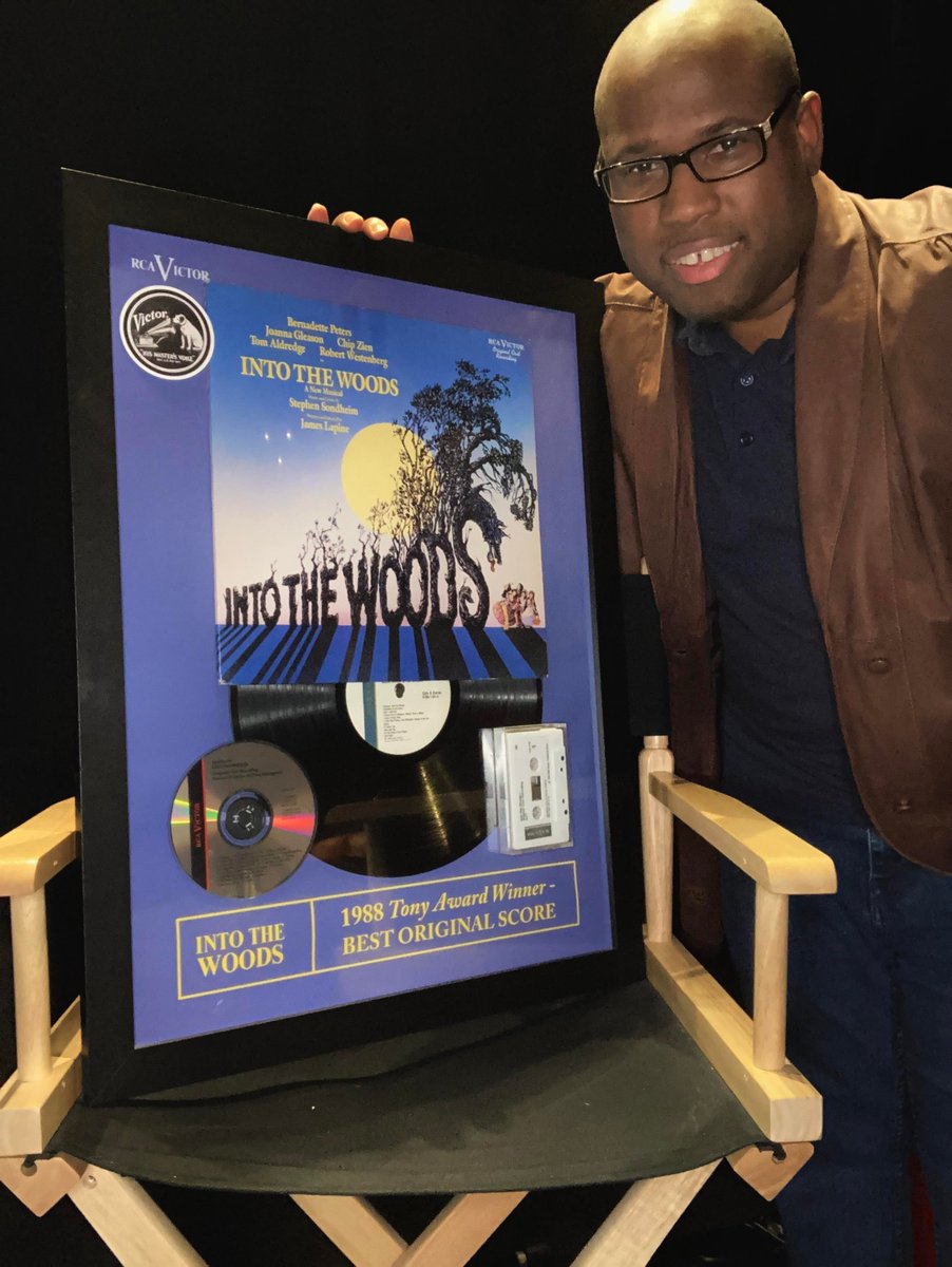 theatredude90's tweet photo. One of the newest additions and most treasured possessions for my home studio received the week we opened the reimagined #IntotheWoods (featuring my new #orchestrations) back in May of 2021 (in partnership with #StephenSondheim himself) see comments for more details🙏 https://t.co/0McAkO2UDC