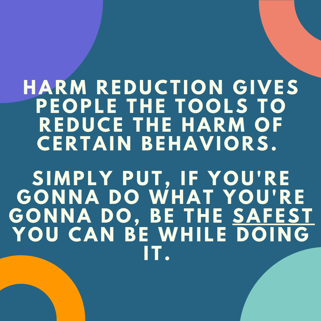 CTCFHR's tweet photo. Quick overview on harm reduction. Odds are you utilize harm reduction whether you realize it or not! https://t.co/GQCZyUioIc
