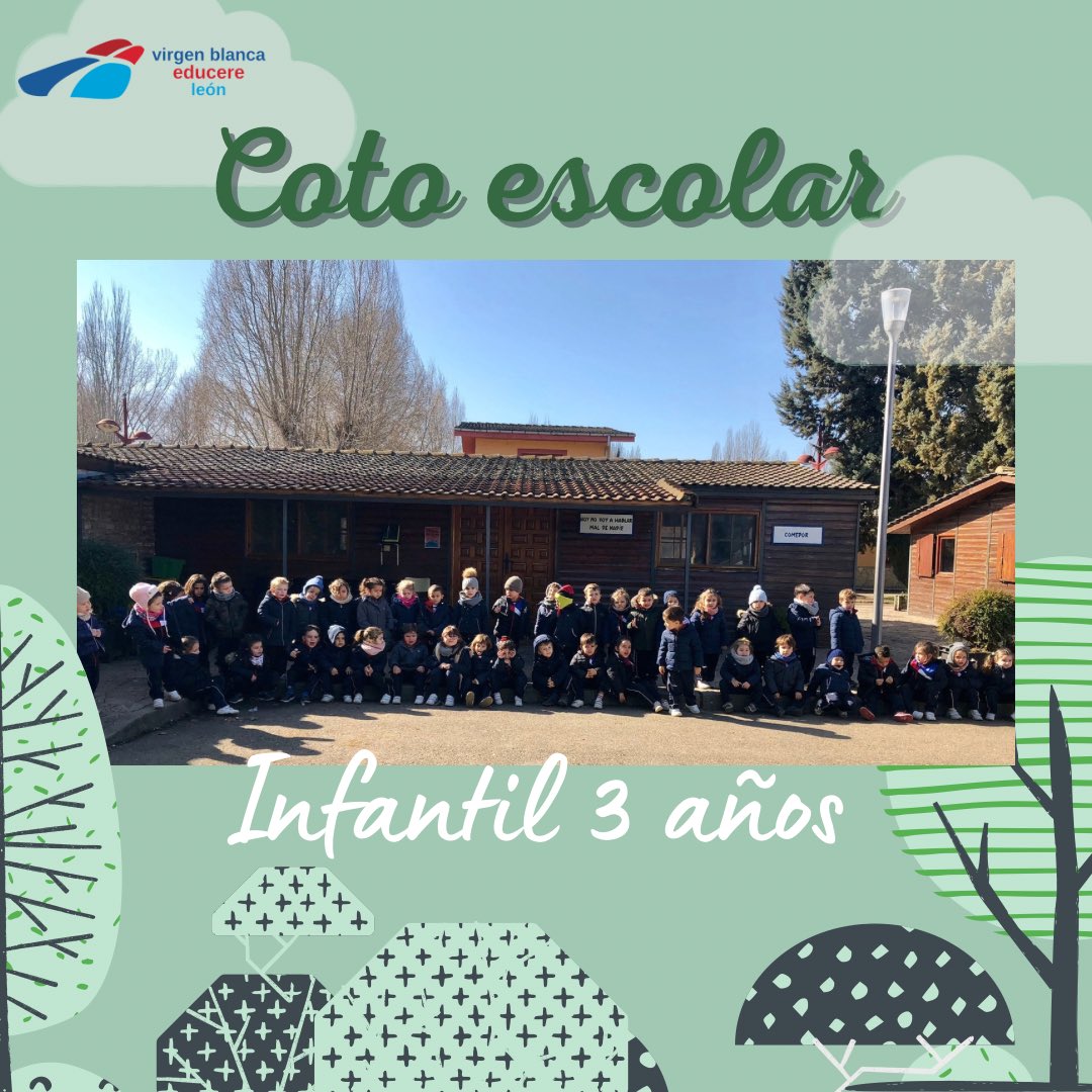 CCVirgenBlanca's tweet photo. Hoy los niños y niñas de tres años han realizado su primera excursión al Coto escolar. ¡Ha sido súper emocionante!

#CotoEscolar #Excursión #Infantil @LeonAyto #CCVirgenBlancaLeón @FundEducere https://t.co/4bcVThIKYW