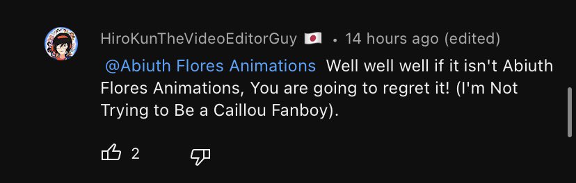 AFAnimations's tweet image. Well How About You Should Regret Your Reckless Behavior Towards Me &amp;amp; Other Users Who Make Caillou Gets Grounded &amp;amp; Others.