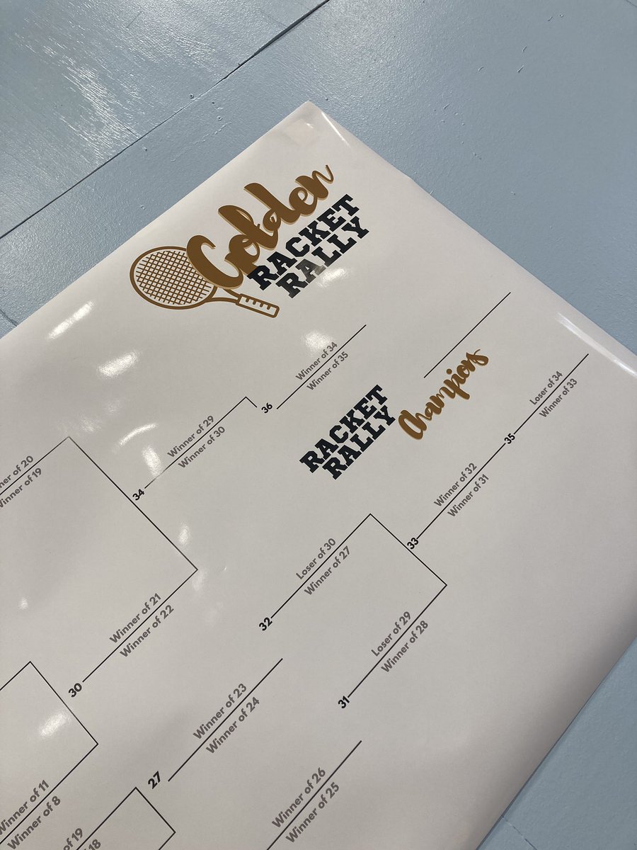 Let the games begin <a href="/CentennialSchLU/">Centennial School of Lehigh University</a> our annual Golden Racket Rally is underway!  Thank you <a href="/Juliefogt/">Julie Fogt</a> for supporting us in so many ways! #nicematters