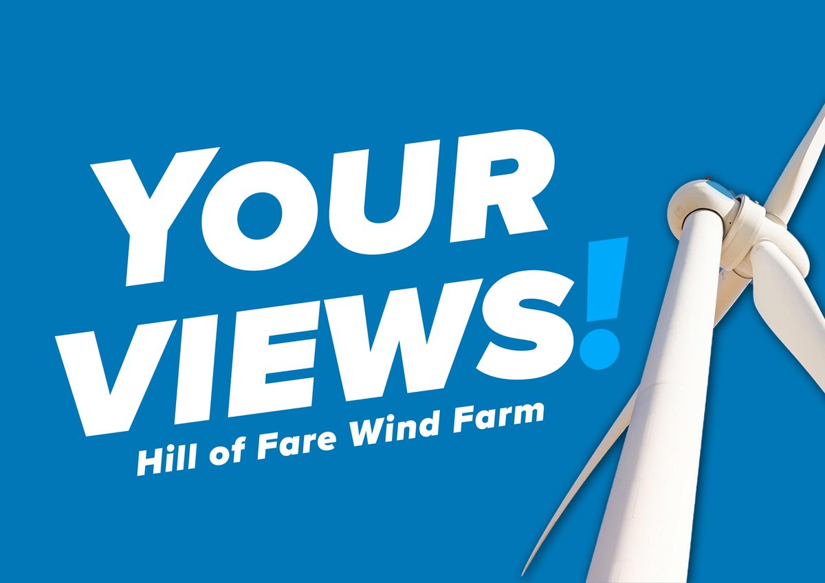 AndrewBowie_MP's tweet photo. ❌Size matters. The proposed turbines would be so huge they would be seen from the Moray coast. For many local residents that's simply not Fare. Let's make sure we stop the Hill of Fare Windfarm.

What are your thoughts? Let me know via my survey below 👇

https://t.co/FeJygxSPaR https://t.co/GZ1aq39R2x