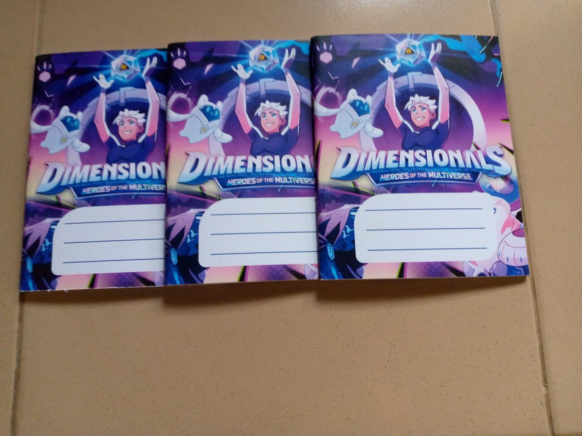0xvictor3's tweet photo. Sustaining Web3 requires onboarding the younger generation through gaming, I made notebooks using @DimensionalsRPG  characters. I believe this generation needs physical items that makes a better connection and understanding of web3. @DimensionalsArt @SashaMackinnon #DIMENSIONALS https://t.co/29udzPnd3m