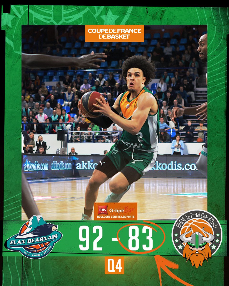 ESSMbasket's tweet photo. #CDFBasket #EBPLOESSM
Fɪɴ ᴅᴜ ᴍᴀᴛᴄʜ ❌
Moins à l'aise défensivement qu'à l'accoutumée, les stellistes n'iront pas à Trélazé et sortent de cette Coupe de France...
22 pts pour Nadir, 20 pour Terry et Ryan.
Prochain game le 4 mars face à Roanne pour le match de Carnaval 🎭 https://t.co/ZfRzOKpPnA