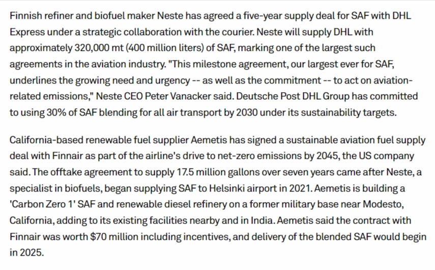 E. FinleyRichardson on Twitter "SAF = sustainable aviation fuel. Its