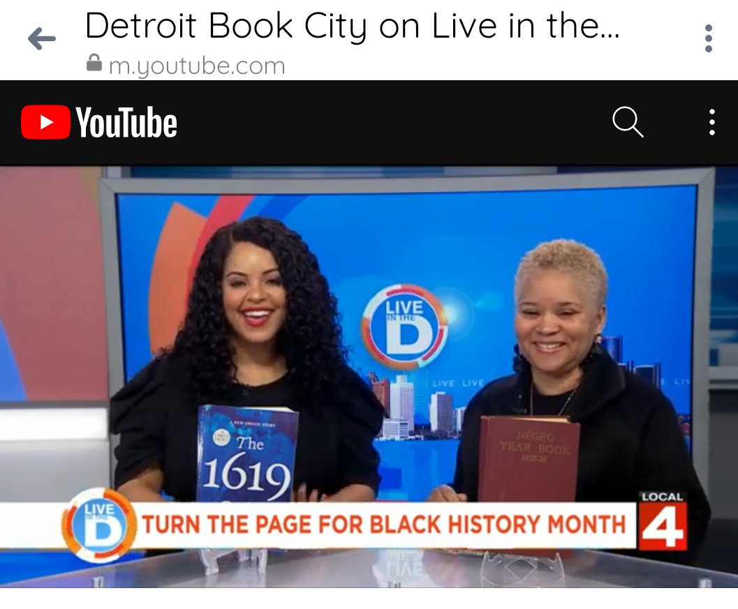 DetroitBookCity's tweet photo. 🎉🎬🎈Woot! Detroit Book City makes the news again... Special thanks to WDIV 'Live in the D' for the sizzling🔥 feature today about our 7th Annual African-American Family Book 2023 -- Sat. Feb. 18th. 🇦🇫Black history in the making...💗 https://t.co/XTzFF6ShdC #LiveintheD https://t.co/4aVzHM7DbE