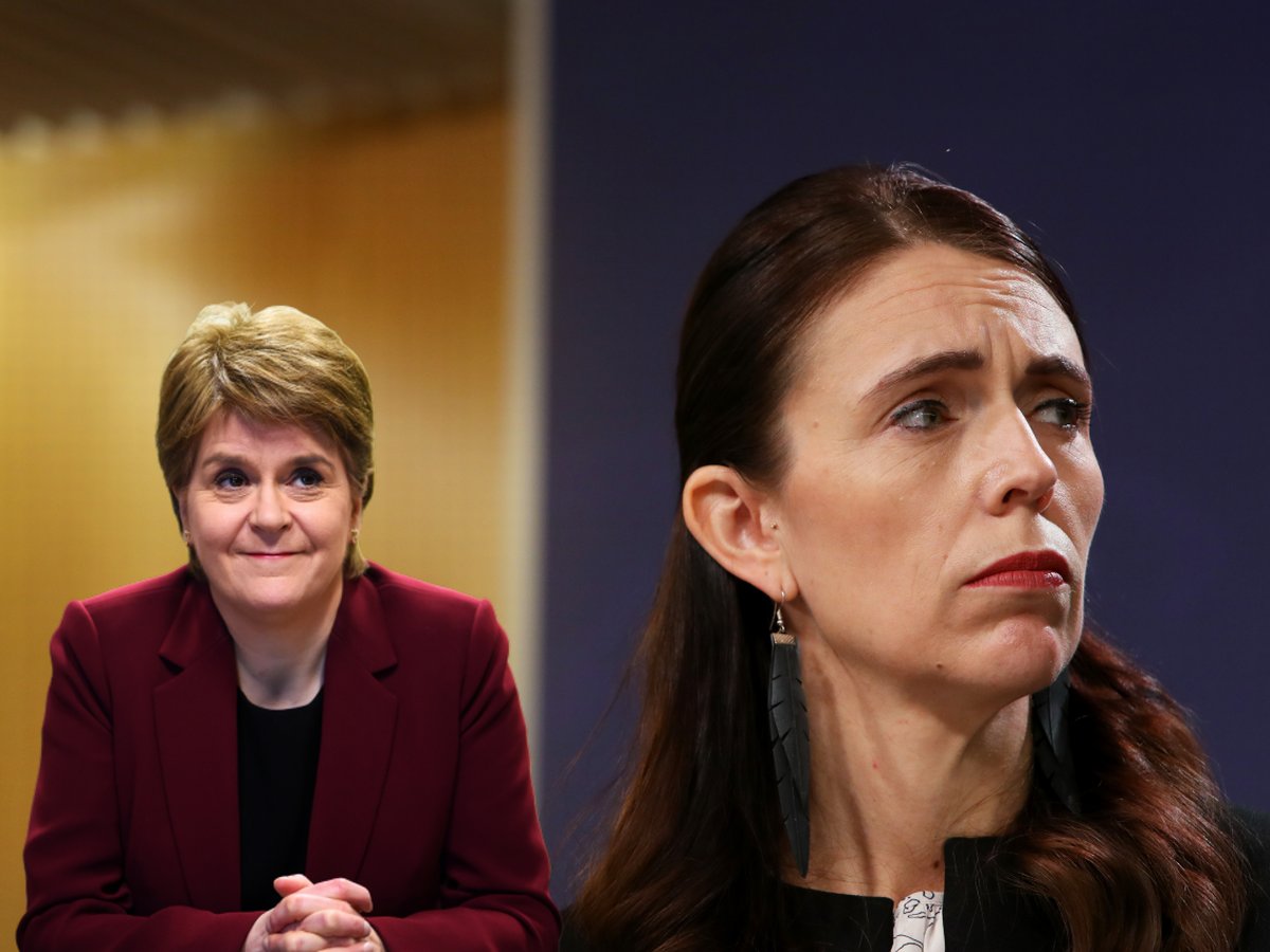 🇳🇿 Jacinda Arden - Out
🏴󠁧󠁢󠁳󠁣󠁴󠁿 Nicola Sturgeon - Out

Those responsible for lockdowns, mask mandates, and Covid passports will be out one after the other.