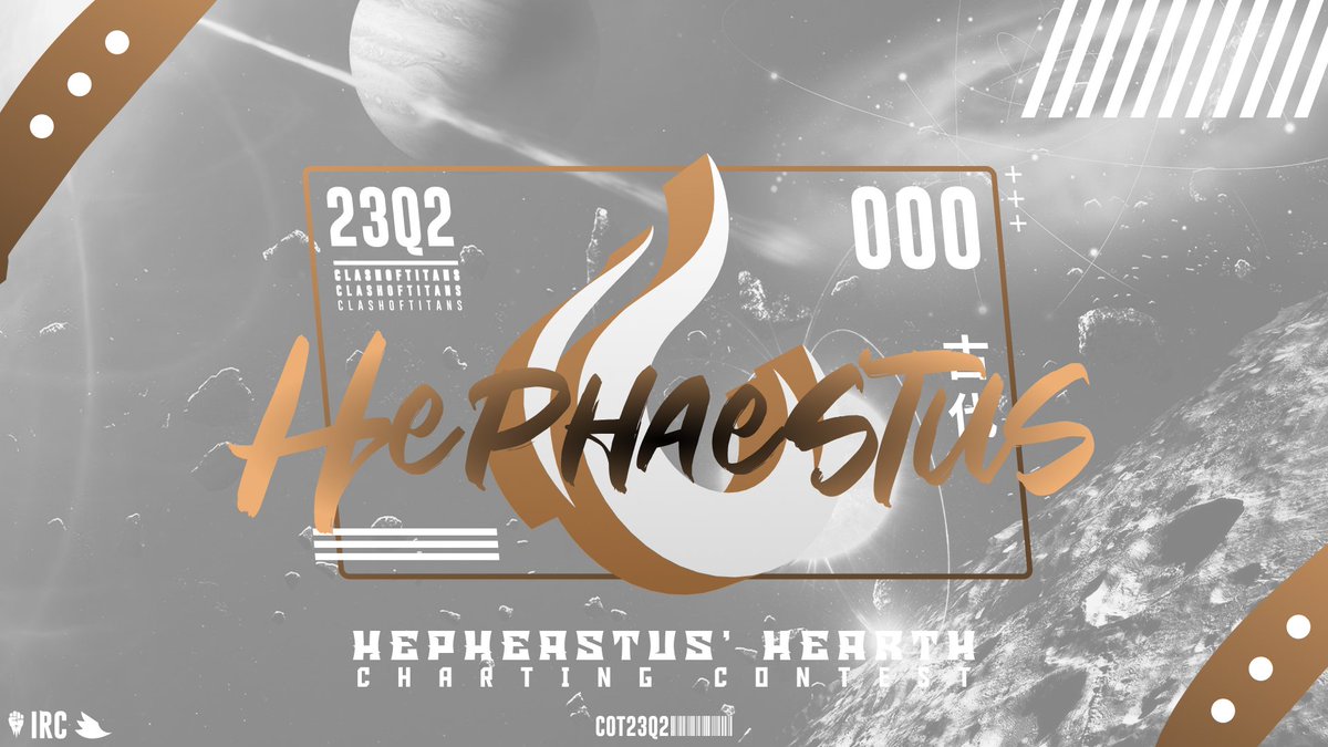 During COT we will also hold a charting contest, Hephaestus' Hearth! This is a team charting contest where participants create a full mapset. Participants can include storyboards, custom graphics, and whatever else they can think of! We hope to see many masterpieces!
