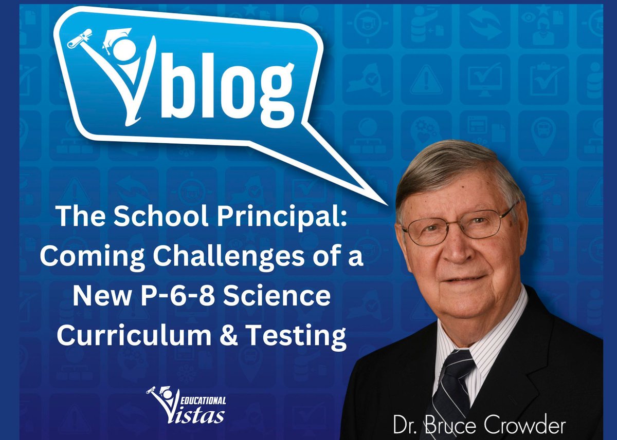 EdVistas's tweet photo. Dr. Bruce H. Crowder discusses "Coming Challenges of a New P-6-8 Science Curriculum &amp; Testing" in the latest edition of @SAANYS  "News &amp; Notes".

Check out Dr. C.'s insightful thoughts here: https://t.co/sYNG8yfHbt

#science #school #testing #educators #administrators https://t.co/6BQDdQZrZz