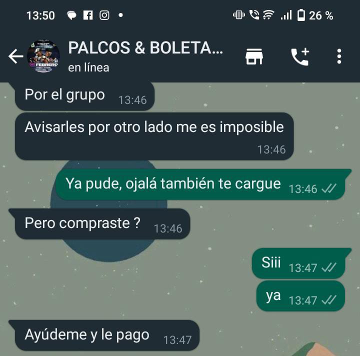VALENTINAVELA23's tweet photo. ¿Y la compra de boletas para #RBD está muy dura? 
Pues hasta el revendedor está pidiendo ayuda 😂
Que mañana tan estresante @eticketCOL pero las risas no faltaron.
¡¡En tu cara, error 503!! https://t.co/8jKgOHOu6T