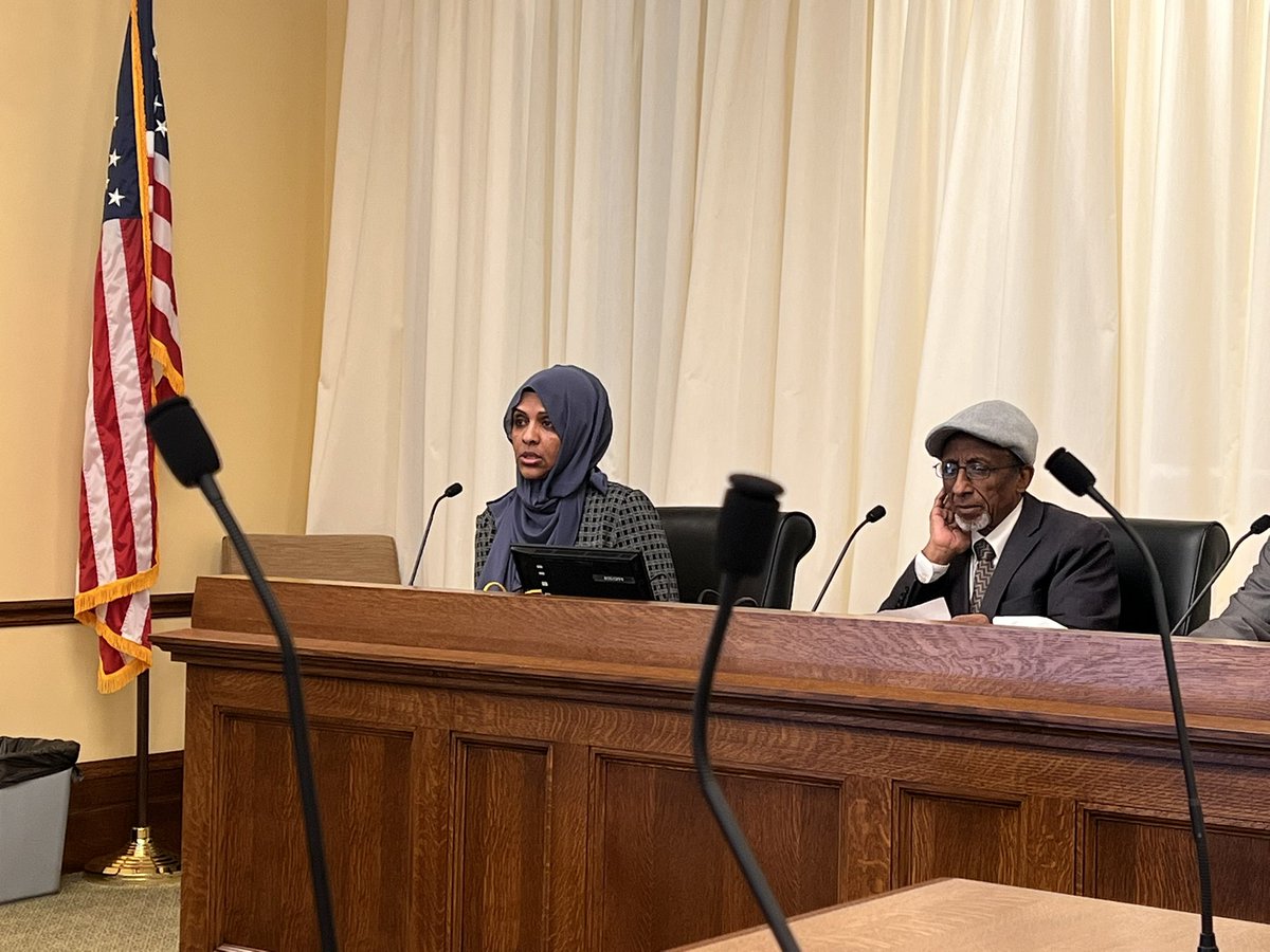 MyersVote's tweet image. Great to see Fartun Weli CEO of Isuroon at my Capital Investment Committee today. She has grown a great operation and the future is bright for her and our communities. #yourbackyard #TogetherWeCan #yourbackyard #givingback #minnesota #mnleg