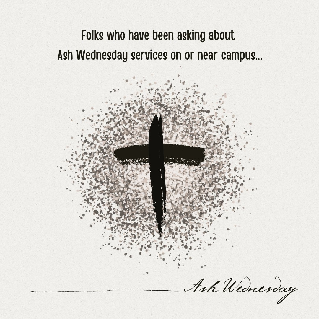 Friends who have been asking about Ash Wednesday services on or near campus, here's a list for you to consider: vanderbilt.edu/religiouslife/…
Please feel free to draw our attention to others that we may have missed. Thanks!

#VUSpiritualLife #VUReligiousLife #VandyCSRL
