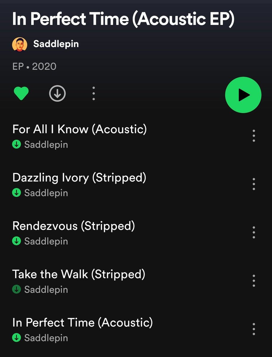 hoy, makinig kayo sa <a href="/Saddlepin/">Saddlepin</a> naknampucha. Ayoko magutom yung artist kaya hindi ko na ig-gatekeep
 (´｡• ᵕ •｡`) ♡ fave ko diyan in perfect time hehe. 

open.spotify.com/artist/3VUOY5I…