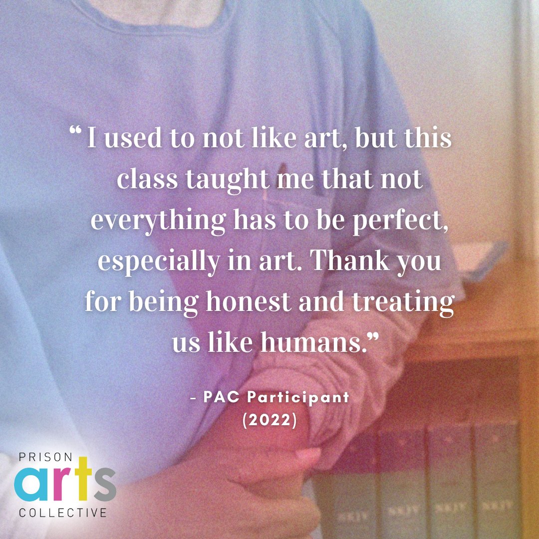 PAC believes that art is a human right. #WeArePAC 

Photo courtesy of Prison Arts Collective, by Peter Merts.