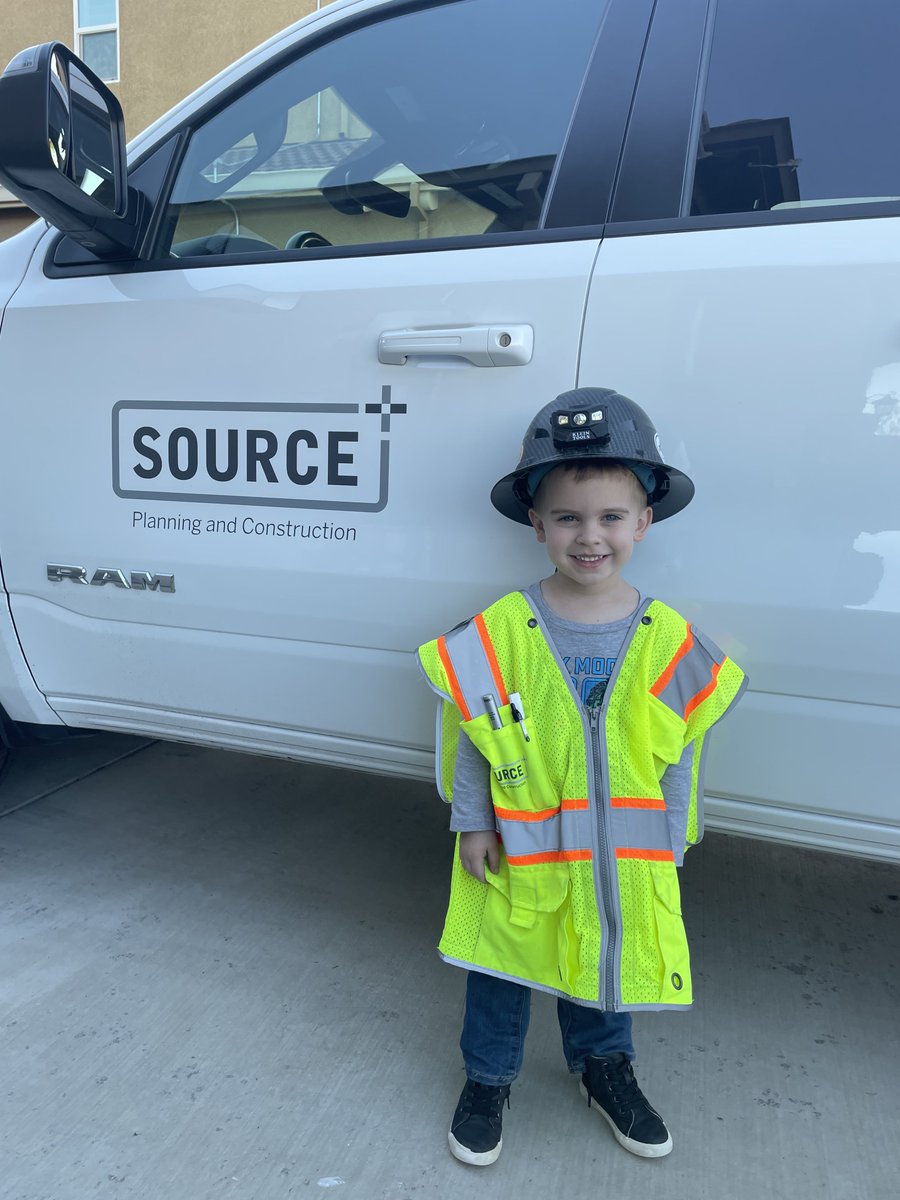 Source_SF's tweet image. Shout out to Josh Whicker’s son, the next generation of commercial construction. When you wear Source’s gear with this big of a smile, we know your building days are just around the corner. sourcesf.com/planning-const…