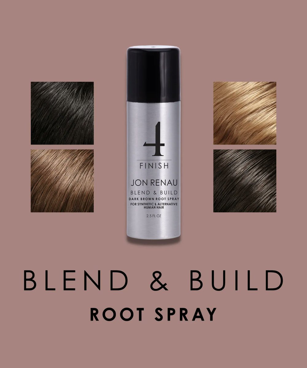 pattispearls's tweet photo. Blend & Build Root Spray by #JonRenau
This aerosol color spray is perfect for blending toppers and bio hair together for a seamless, natural look.
Black, Dark Brown, Light Brown, and Blonde shades
#BlendAndBuild #RootSpray #wigsbypattispearls #thinhairsolutions #hairstyles https://t.co/nNTqHK8wjh