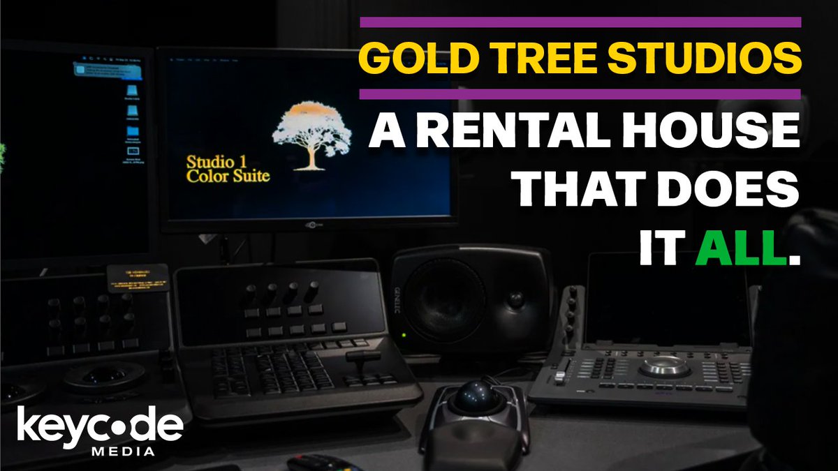 KeyCodeMedia's tweet photo. 🎉🎥 The Gold Tree Studios Featured Work video just dropped! Check out this fantastic #postproduction facility.
📹 YouTube link: https://t.co/gduudhnncE
#GoldTreeStudios #PostProduction #IndependentFilmmaking #StreamingPlatforms 🔥 https://t.co/OIUB6UIaxC
