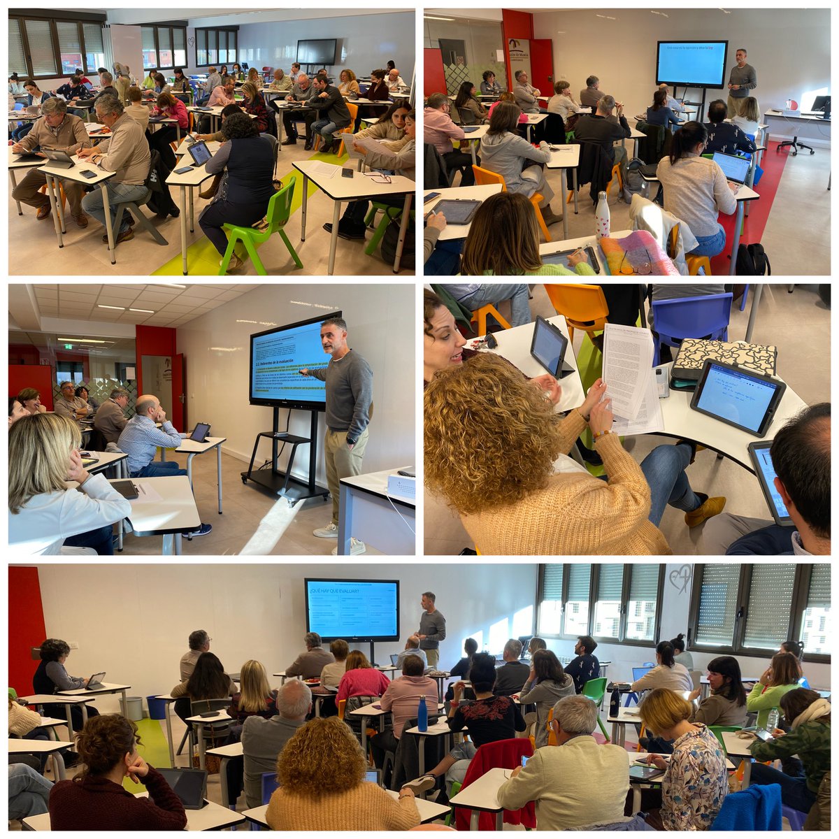 El equipo docente ESO y Bachillerato <a href="/codemagijon/">Col.Corazón de María</a> se forma en evaluación competencial #LOMLOE con <a href="/Carlosheviaza/">Carlos hevia-aza</a> Porque el alumno está llamado a ser el protagonista de su propio aprendizaje #Feedback #Autorregulación #EvaluaciónFormativa <a href="/cmfsantiago/">Claretianos Santiago</a> <a href="/PedagogicosS/">Pedagogicos Claretianos de Santiago</a> <a href="/ETCMFSANTIAGO/">Colegios Claretianos Stg</a>
