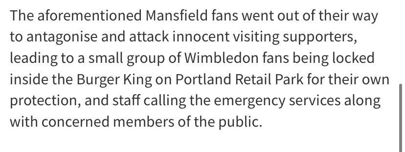 Question is, was he locked in Burger King in august ?