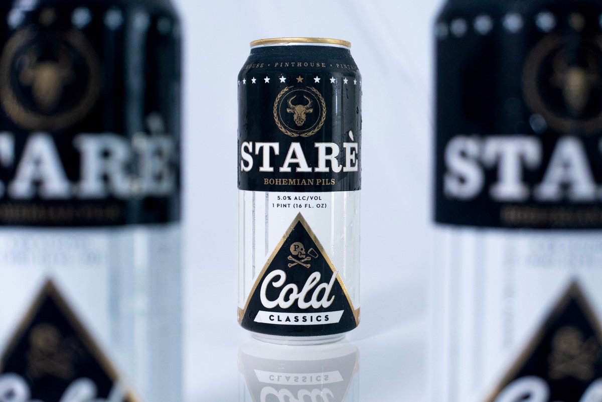 PinthouseBeer's tweet photo. This Saturday we're releasing Staré Bohemian Pils (5%), an ode to Czech lagers hopped with 100% Saaz! $𝟷𝟺.𝟶𝟶 𝟺/𝚙𝚊𝚌𝚔

We're also hosting our Fat Saturday Party, featuring exclusive menu items and live music!

#pinthouse #bohemianpils #fatsaturday https://t.co/3W9bznNIRX