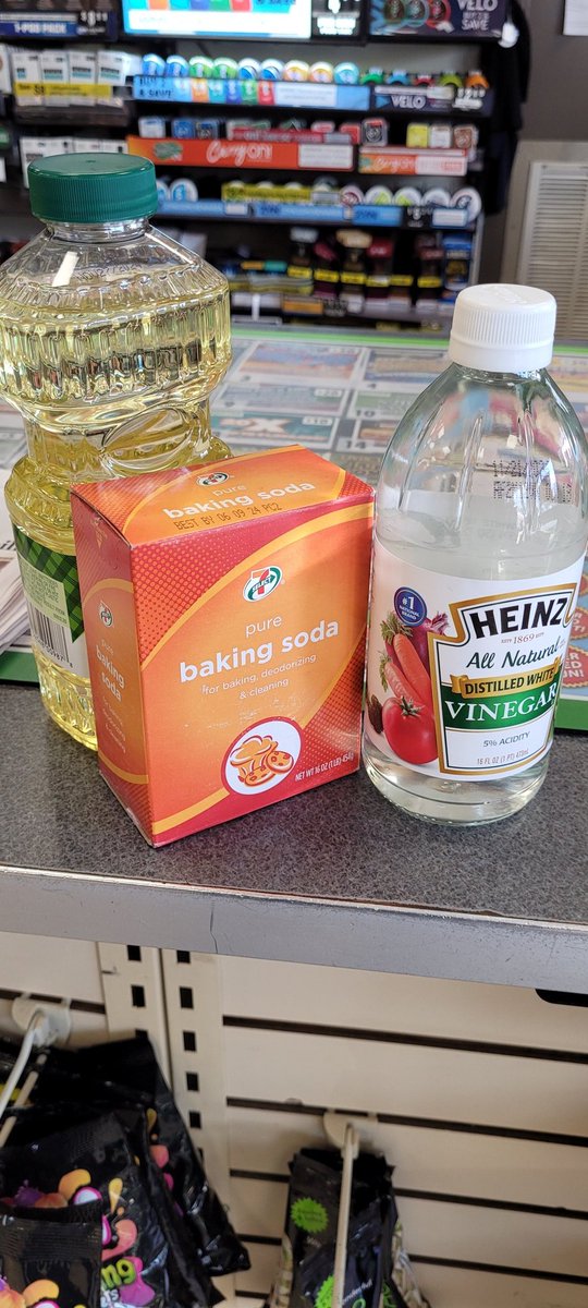 The local 7-11 didn't have WD-40
So i had to improvise 
I will say this is the weirdest order from them