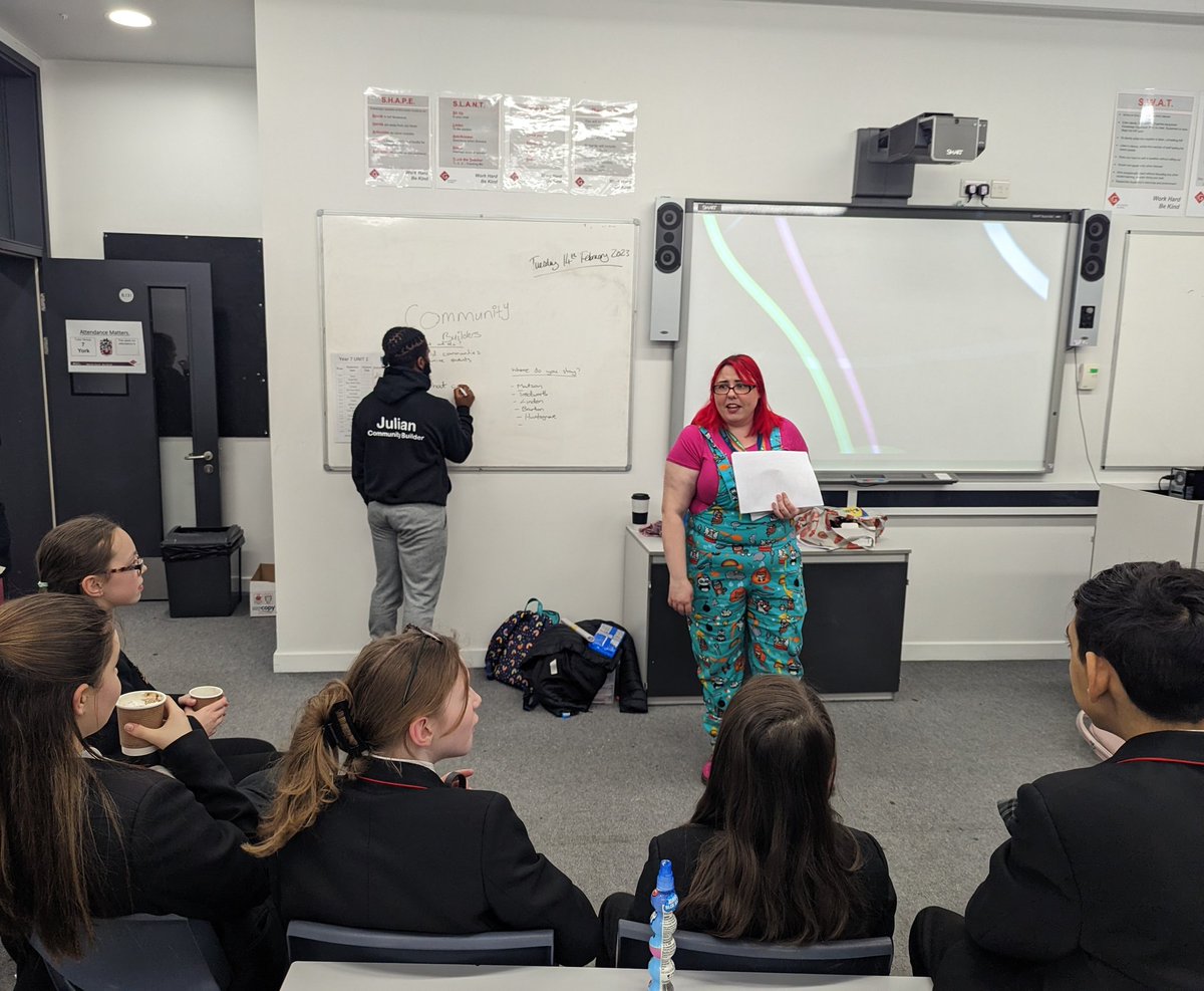 GloucsAcademy's tweet photo. A successful first session, working with our @communitybuildr to feedback about our amazing community! 🙌 Working together to help our local community be the best! 🌟 #GAcommunity #LocalAreaHeros https://t.co/HRchIIwPvx