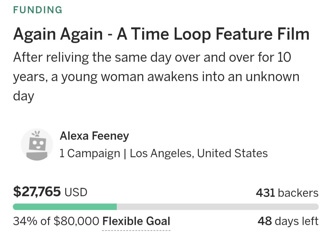 when we hit 50% of our crowdfunding goal for Again Again, I'll post hog on main 🍆👀