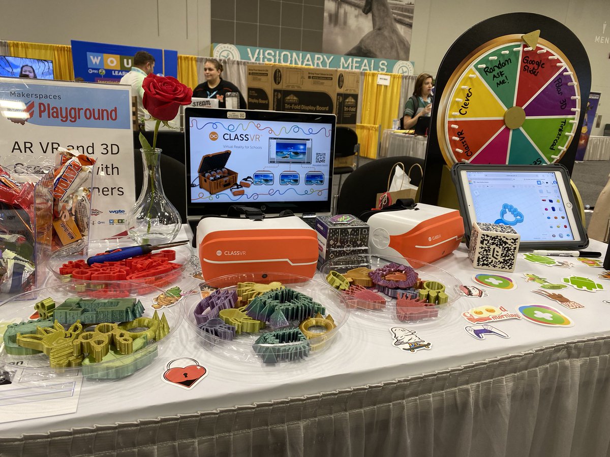 Had a great day presenting our AR VR &amp; 3D printing project at #OETC23 today!  Special thanks to <a href="/edtech4change/">Sarah Polley Schroeder</a> <a href="/SOITA_News/">SOITA</a> &amp; <a href="/uofcincy/">University of Cincinnati</a> for bringing our <a href="/IamCPS/">I Am CPS</a> students’ work to this event!  #ARVR4Littles