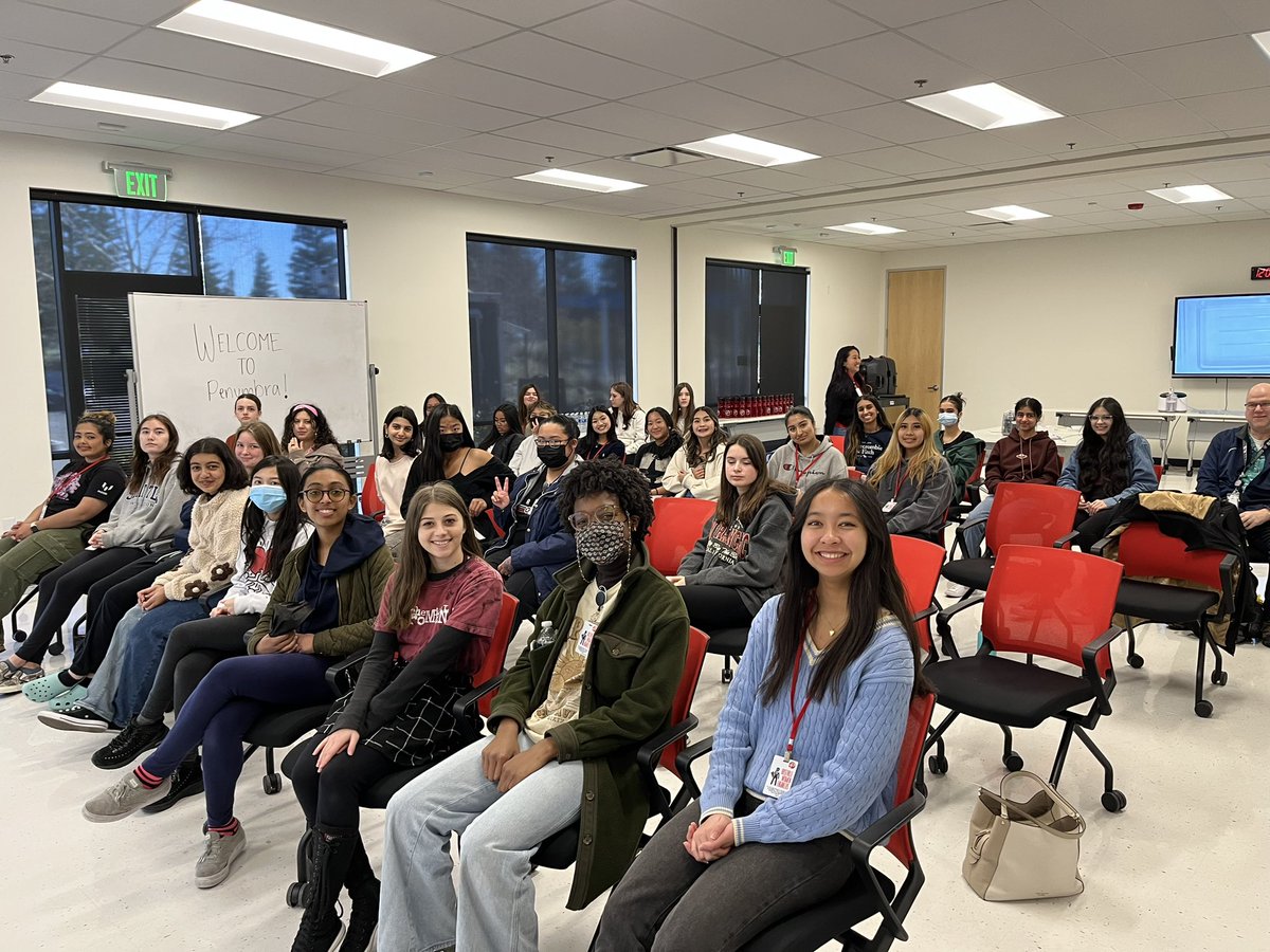 Nothing better than a room full of aspiring engineers.  <a href="/RJUHSD/">Roseville Joint UHSD</a> <a href="/DubParkPanthers/">West Park High School</a> <a href="/penumbrainc/">Penumbra, Inc.</a>  #futureisbright