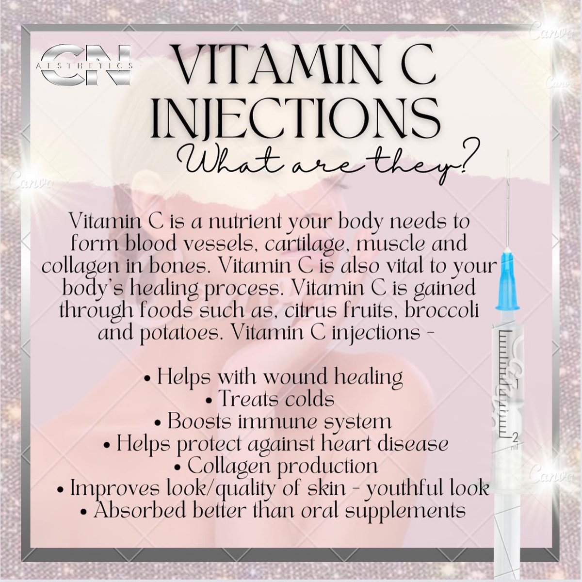 Chloenight_'s tweet photo. B12, Biotin &amp; Vitamin C injections, currently on offer!
👉🏽£20 each or all 3 for £50, message to book or book through this link https://t.co/eocxsnLZ7R

#aestheticpractitioner #dermalfiller #antiwrinkle #lipinjection #cnaesthetics #vitamininjections #pontypool https://t.co/xK3YdWRKPz
