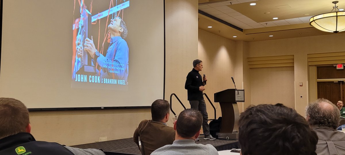AKRS_Equipment's tweet photo. Last week, we had a great attendance at our AKRS sales meeting!

@Huskervball's Coach John Cook even came and gave a great speech on motivation! 

AKRS is so proud of how our sales team represents our company in Nebraska and Kansas. Congrats to everyone who won awards this year! https://t.co/DoMtgfaQh8