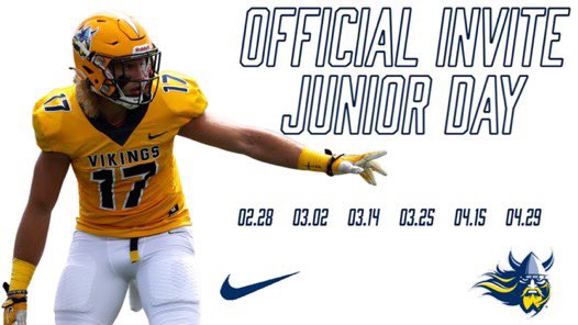 Thank you <a href="/Coach_Enderson/">Brock Enderson</a> for the Junior day invite at Augustana University!! 🔹🔸
<a href="/CoachRoseIvey/">Michael Rose-Ivey</a> <a href="/Legacy_IV/">Coach Ju</a> <a href="/DFletch816/">Coach Fletch M.Ed.</a>