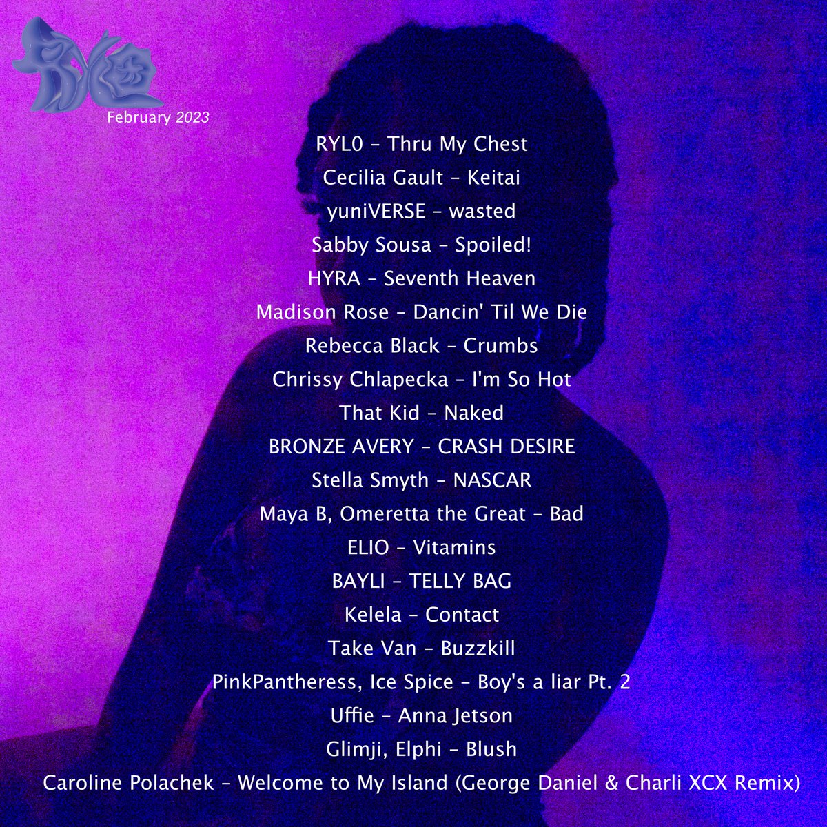 Made a new playlist called ✨TASTE!✨ &amp; will be updating monthly with my current favs! 

This month we have songs from @CeciliaGault <a href="/yuniv3rs3/">yuniVERSE</a> <a href="/sabbysousa/">sabby sousa</a> <a href="/sheishyra/">HYRA</a> <a href="/iammadisonrose/">🌈 MADISON ROSE 🤍🖤</a> <a href="/MsRebeccaBlack/">Rebecca Black</a> <a href="/chrissychlapp/">chrissy</a> <a href="/itisthatkid/">that kid</a> <a href="/bronzeavery/">BRONZE</a> + more 

Link below 👾