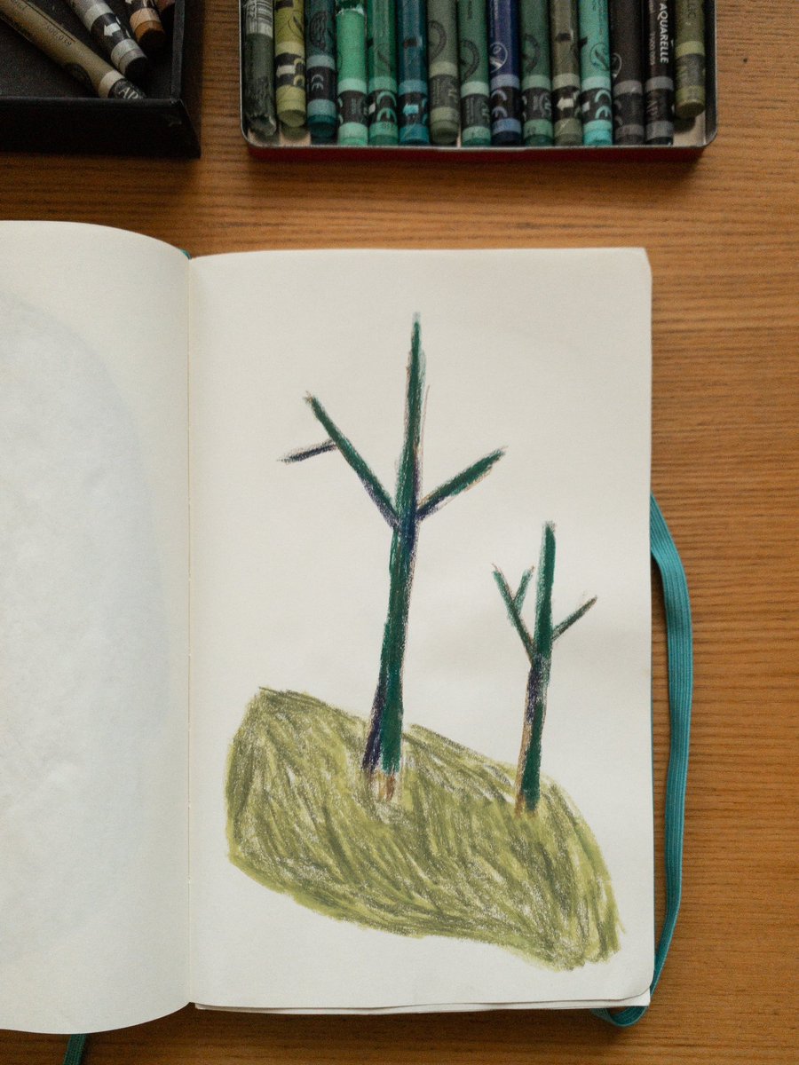 rafaelmaxlove's tweet image. sketchbook explorations.

#neocolor #sketchbookexplorations #artistsontwitter #sketchbook #abstractdrawing #waxpastel