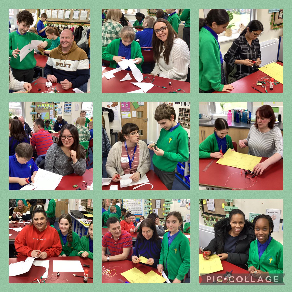 MissIannaccone's tweet photo. What a fabulous afternoon - our parents came into class today! We made steady hand games - the children loved having their parents in class and the parents throughly enjoyed themselves and learned some new skills 😉 super proud teacher and parents 👍🏽🏆@stpatsrochdale @STOC_CAT https://t.co/fdjk5cn9mk