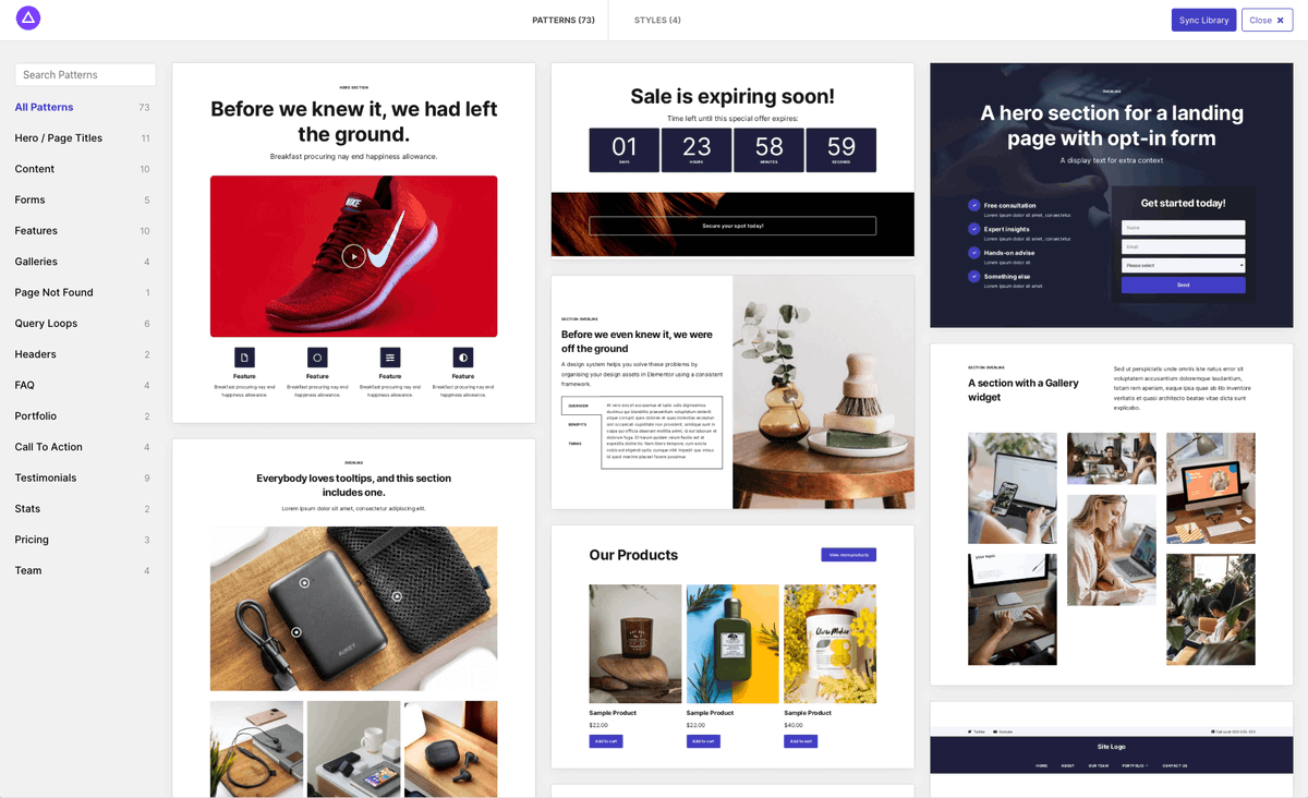 analogwp's tweet image. Build layouts in minutes using with the most advanced pattern library for @elemntor.  100% made with flexbox containers and native elements.

Try out Style Kits for free at analogwp.com

#Elementor #WordPress #Webdesign