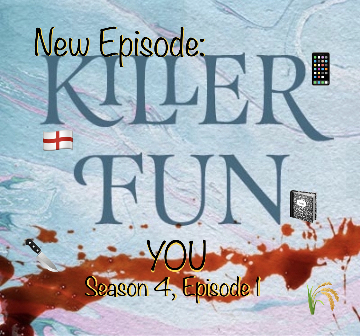 KillerFunPod's tweet image. TOMORROW! It’s one of our favorites - YOU is back on Netflix for a fourth season. We join Joe as he’s trying - and failing, spectacularly - to turn over a new leaf as an expat. Our anti-hero can escape the US, but not himself. #PodernFamily #KillerFun
link.chtbl.com/i2H_z6ho