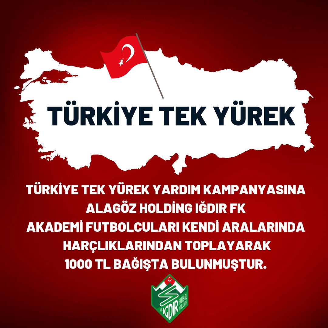 #TürkiyeTekYürek