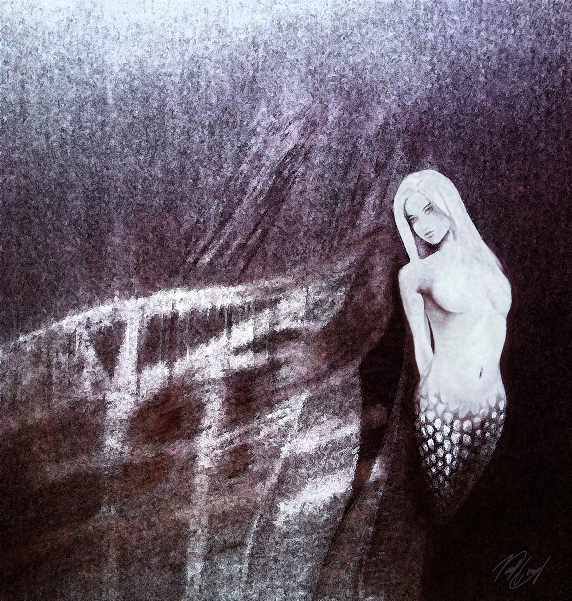 nickgerend's tweet photo. sea creature ~ pencil on paper #art ✏️ https://t.co/FmTXkr7xVA