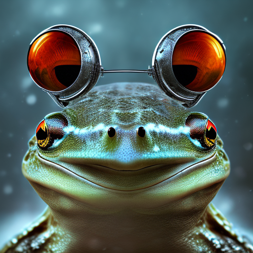 Fusion_Apes's tweet photo. They are planning something sinister, I can tell.

Gm.

Fresh looking Frogs courtesy of #BakedAI https://t.co/N3gnfOcHCG