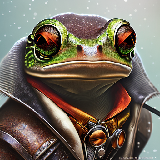 Fusion_Apes's tweet photo. They are planning something sinister, I can tell.

Gm.

Fresh looking Frogs courtesy of #BakedAI https://t.co/N3gnfOcHCG