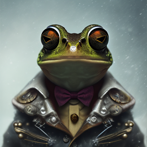 Fusion_Apes's tweet photo. They are planning something sinister, I can tell.

Gm.

Fresh looking Frogs courtesy of #BakedAI https://t.co/N3gnfOcHCG