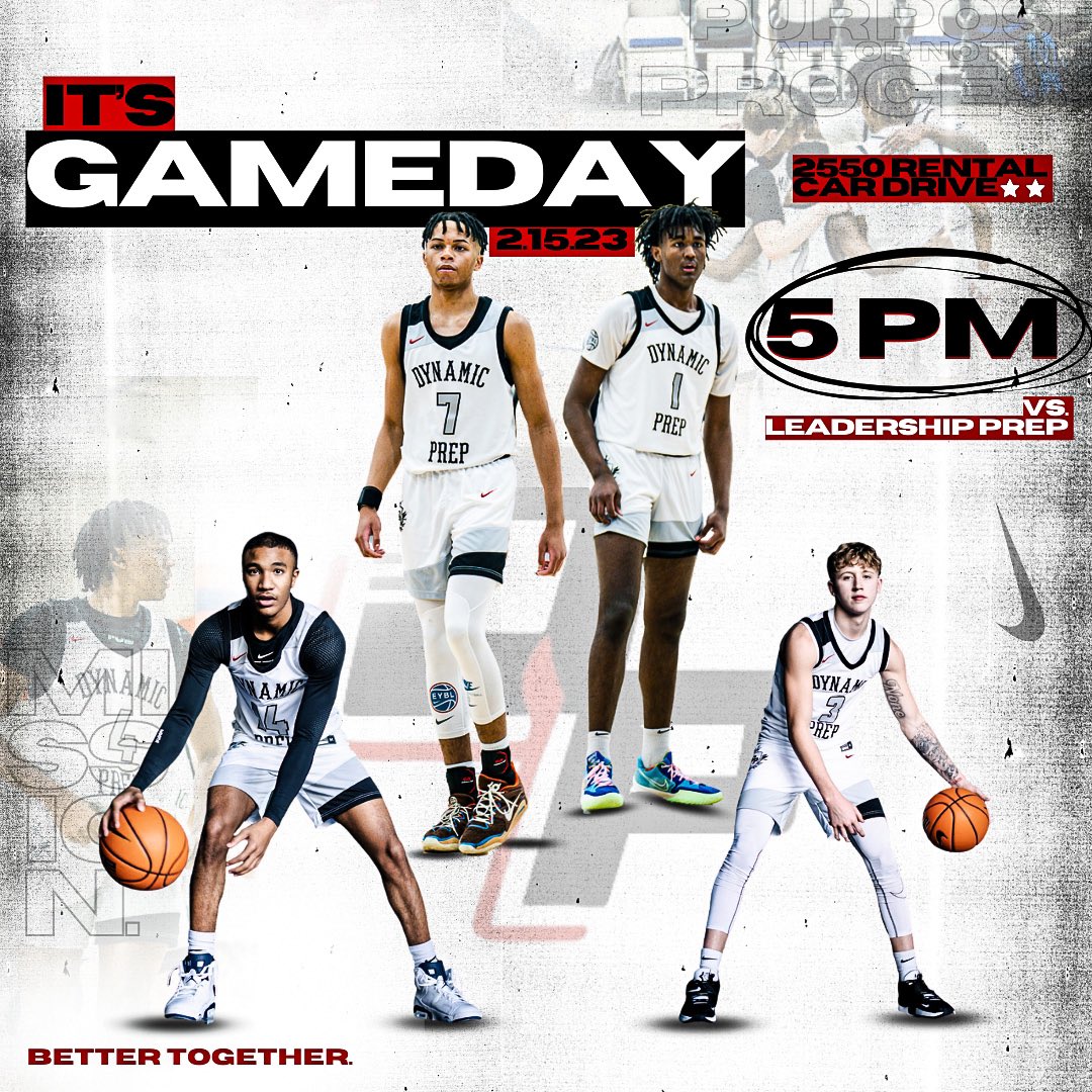 DynamicPrepSch's tweet photo. It's Game Day vs Leadership Prep!
#DynamicPrepBasketball #ImpactPlayers #Team #Together #BeDynamic https://t.co/42SK6fQV5l