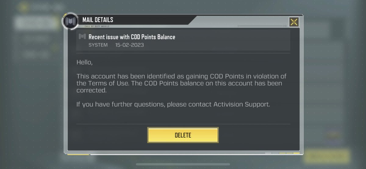 sofia17573137's tweet photo. @murdablastyt My account got unbanned but i got this afterwards https://t.co/DtFZn1oFKo