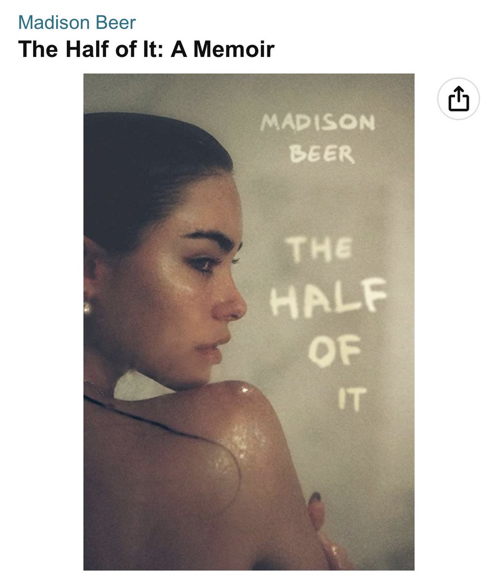 MadsBeerUpdates's tweet photo. 🚨@madisonbeer has written her FIRST memoir! We are so proud of you Madison! Order your copies on Amazon with the link provided! #madisonbeer #lifesupport #showedme #SHOWEDMEOUTNOW
🔗 https://t.co/lDVJppaihR https://t.co/Hzh77dIsMV